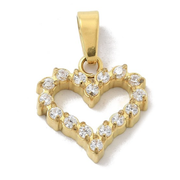 CZ Clear Heart Small